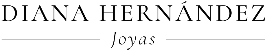 Logo Tipográfico Diana hernández joyas Black